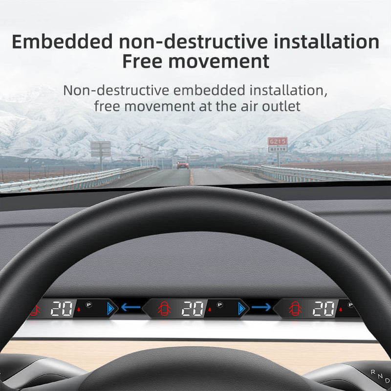 Head-up Display (HUD) Tesla Model 3/Y (nicht kompatibel mit Model Highland)10D,Bestseller,Interieur,Neuheiten,Tesla Model 3,Tesla Model 3 2021,Tesla Model Ye-car-shop.ch