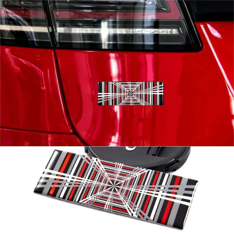 3D Emblem "Tesla Plaid Logo" | e - car - shop.ch