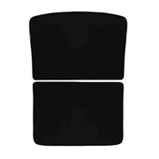 Sonnenschutz "CRYSTAL" Tesla Model S ab 2021, schwarzes Set à 2 Stk. für optimalen Sonnenschutz.