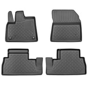 Allwetter Fussmatten Set für Citroen, Fiat, Opel, Peugeot und Toyota, passend ab 2018, aus flexiblem TPE-Material.