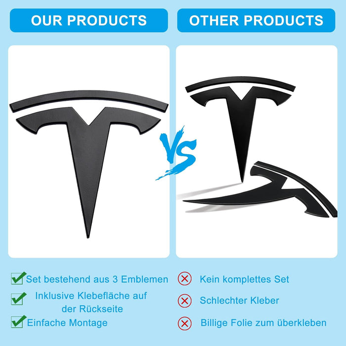 Tesla Model Y Logo Emblemset