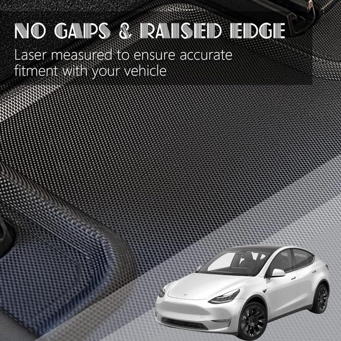3D Fussmatten-Komplettset Tesla Model 3 (nicht kompatibel mit Model Hi —