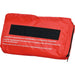 44-piece first aid kit in red pouch with Velcro, meets EU standards, essential for vehicles, includes emergency supplies.