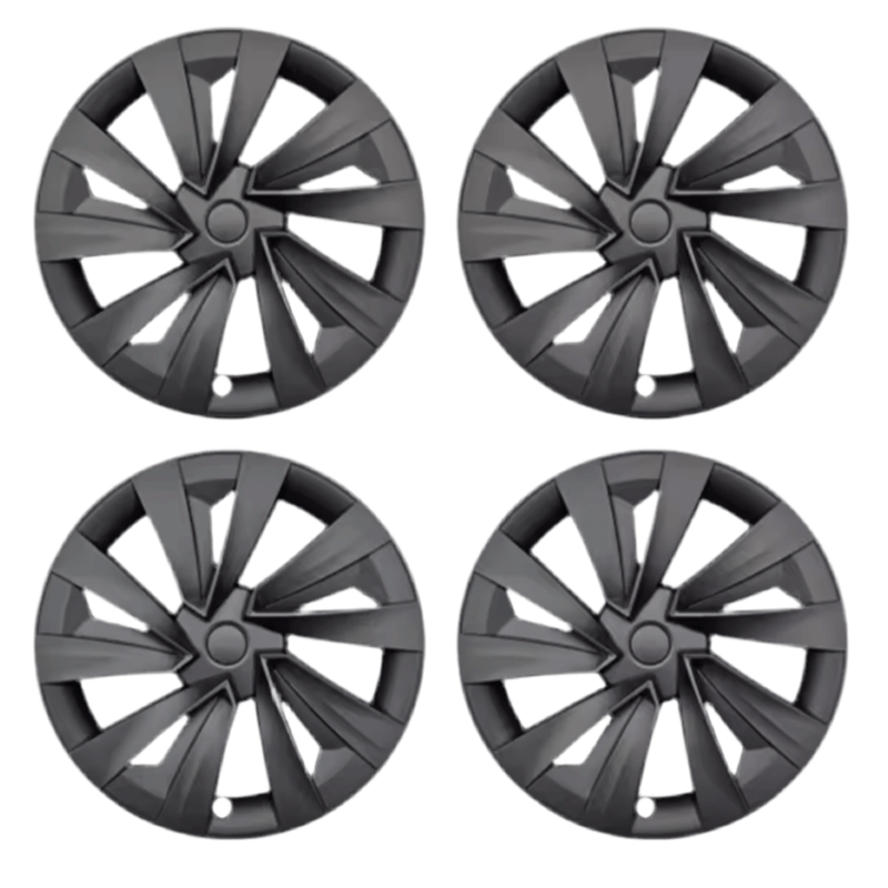 Radkappen 19 Zoll matt schwarz Tesla Model Y Juniper - 4er Set hochwertige Radkappen für sportlichen Look.
