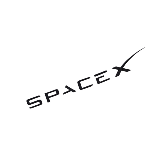 Autoschriftzug 3D SpaceX / Tesla