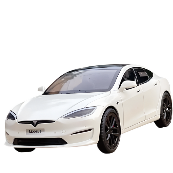 Tesla Model S Facelift Modellauto 1/24