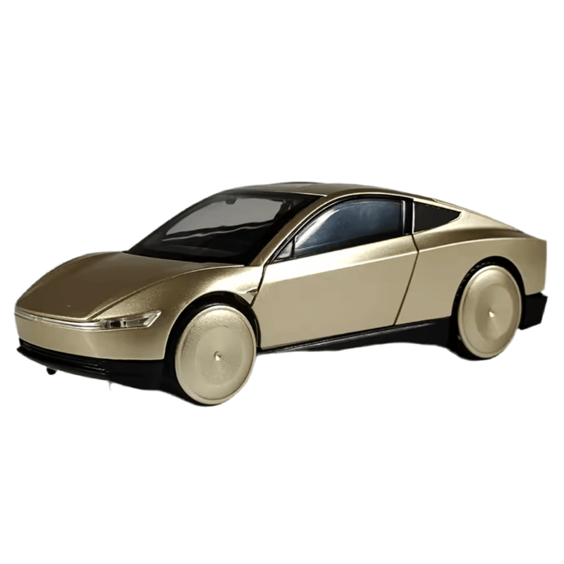 Tesla Cybercab Robotaxi Modellauto 1/32 hochwertiges Metall-Druckguss Modellfahrzeug mit Sound- und Lichteffekten.