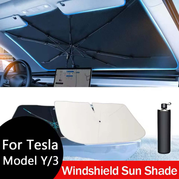 Protección solar objetivo delantero Tesla Modelo Y