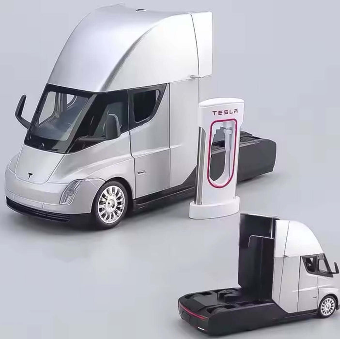 Tesla Semi Truck Modellauto 1/24