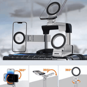 Magsafe Drehhalterung Universal mit mehreren Drehwinkeln für Smartphones und Platzersparnis.