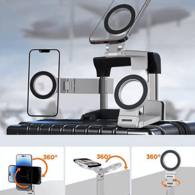 Magsafe Drehhalterung Universal mit mehreren Drehwinkeln für Smartphones und Platzersparnis.