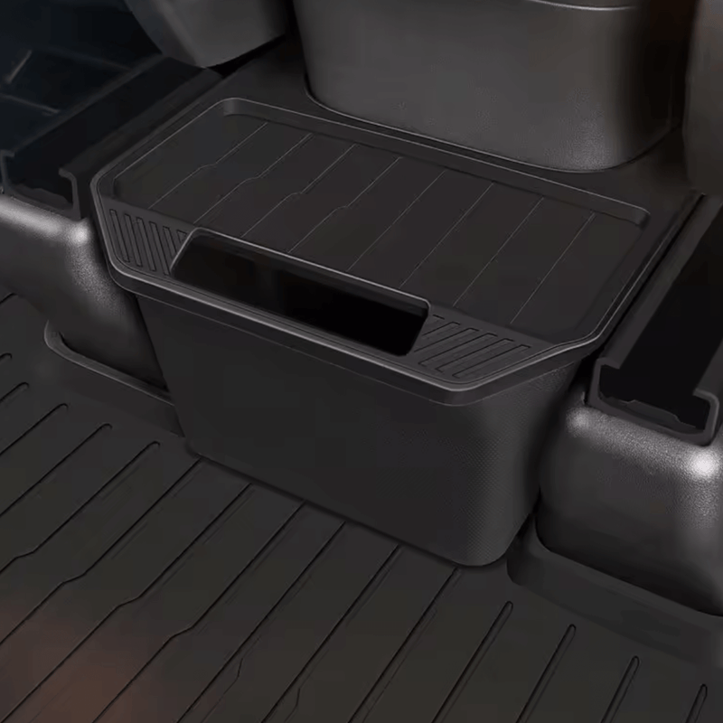 Organizer Tesla Model Y bis 2024, praktischer Behälter für die hintere Mittelkonsole.