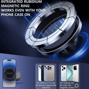 MagSafe Telefonhalterung Tesla Model 3/Y Highland/Juniper mit integriertem Rubidium-Magnetring.