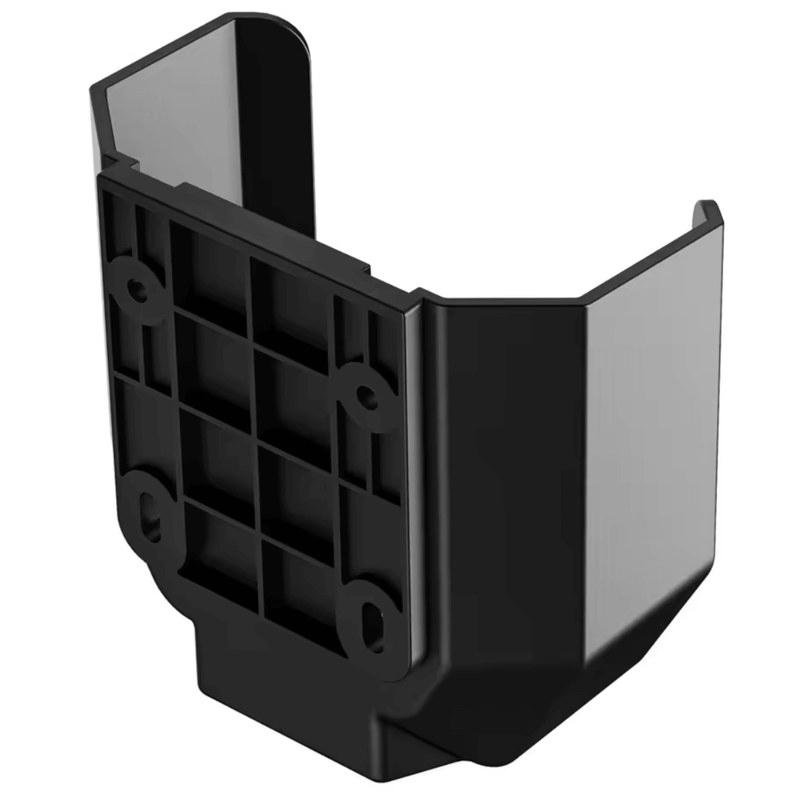 Wandhalter für EV-Ladestation CEE aus schwarzem, rostbeständigem ABS-Kunststoff, ideal für E-Auto Ladezubehör.
