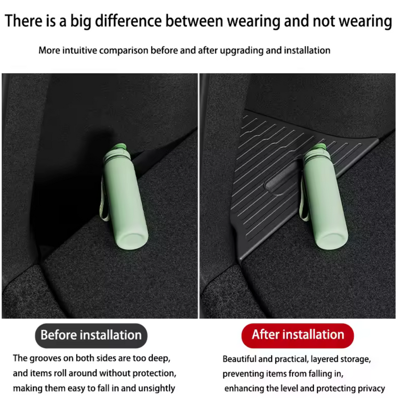 Kofferraum Seiten-Organizer Set für Tesla Model Y ab 2025 (6-teilig)