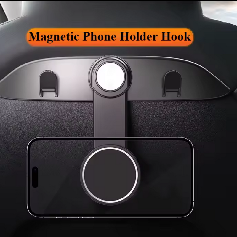 Magsafe Rückenlehnen-Handyhalter - drehbar mit Doppelhaken Tesla Model 3/Y · ab 2024/2025