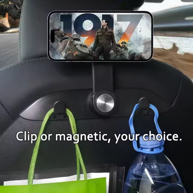 Magsafe Rückenlehnen-Handyhalter - drehbar mit Doppelhaken Tesla Model 3/Y · ab 2024/2025