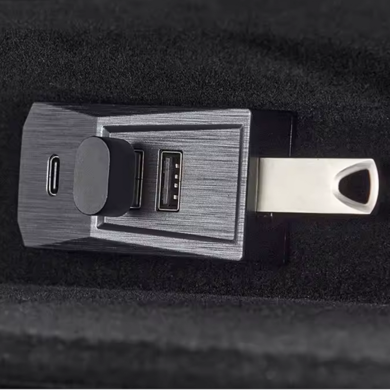 USB-Hub Handschuhfach Dockingstation Tesla Model 3/Y · ab 2024/2025