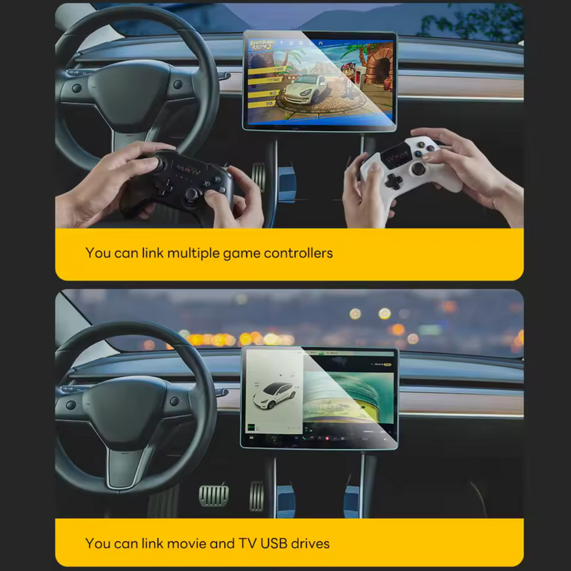 USB-Hub Handschuhfach Dockingstation Tesla Model 3/Y · ab 2024/2025