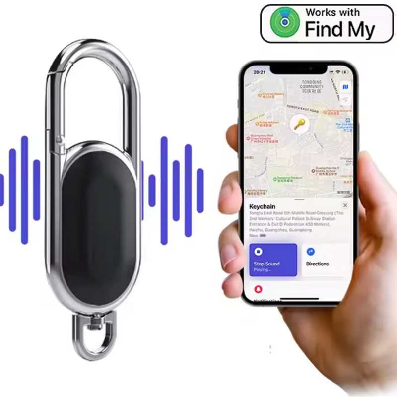 Bluetooth Tracker für Apple Find My – Schlüsselanhänger Locator (iOS kompatibel)