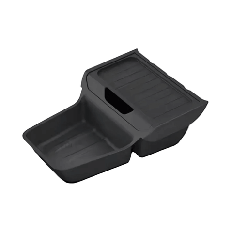 Untere Mittelkonsole Aufbewahrungsbox für Tesla Model Y Standard 2025, flexibles und robustes TPE-Material.