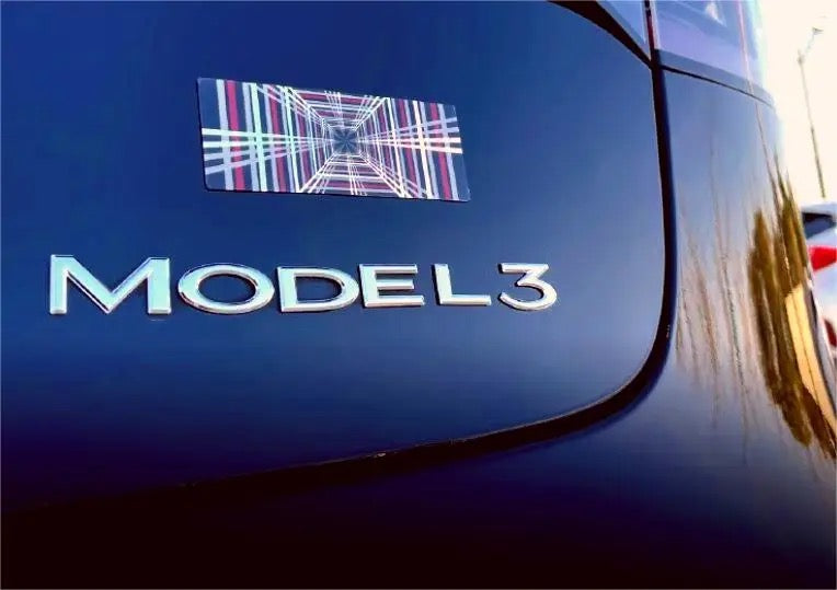 3D SpaceX / Tesla car lettering