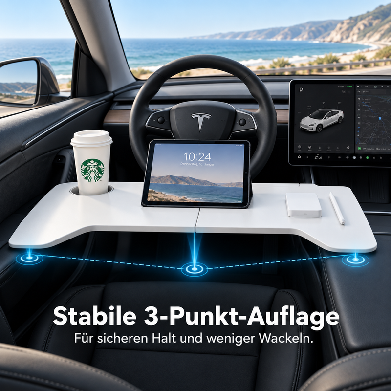 Premium Ablagetisch für Tesla Model 3/Y