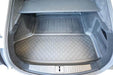 Black TPE trunk liner for Tesla Model S 2021, form-stable with protective edge, waterproof and resistant to chemicals.