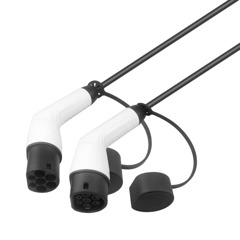 Ladekabel "Sense" Typ 2, 22 KW 5M mit robusten Steckern für Elektrofahrzeuge.