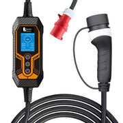 Tragbares EV Ladegerät Typ2 16A mit Wi-Fi-App und Schnellladekabel für Elektroautos.