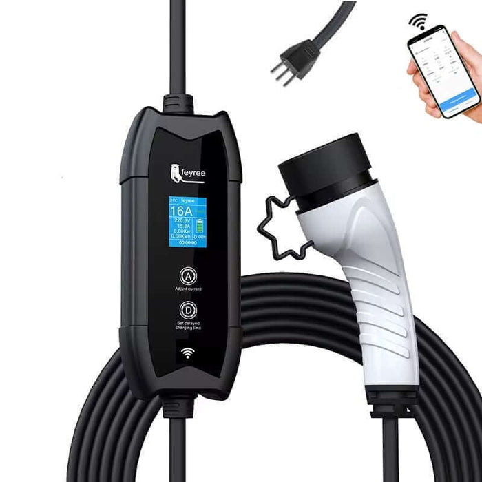 Stazione di ricarica del caricabatterie EV portatile Tipo 2 (Plug CH)