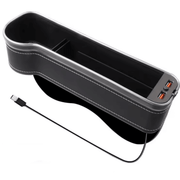 Auto - Sitz - Organizer mit LED & Ladefunktion | e - car - shop.ch