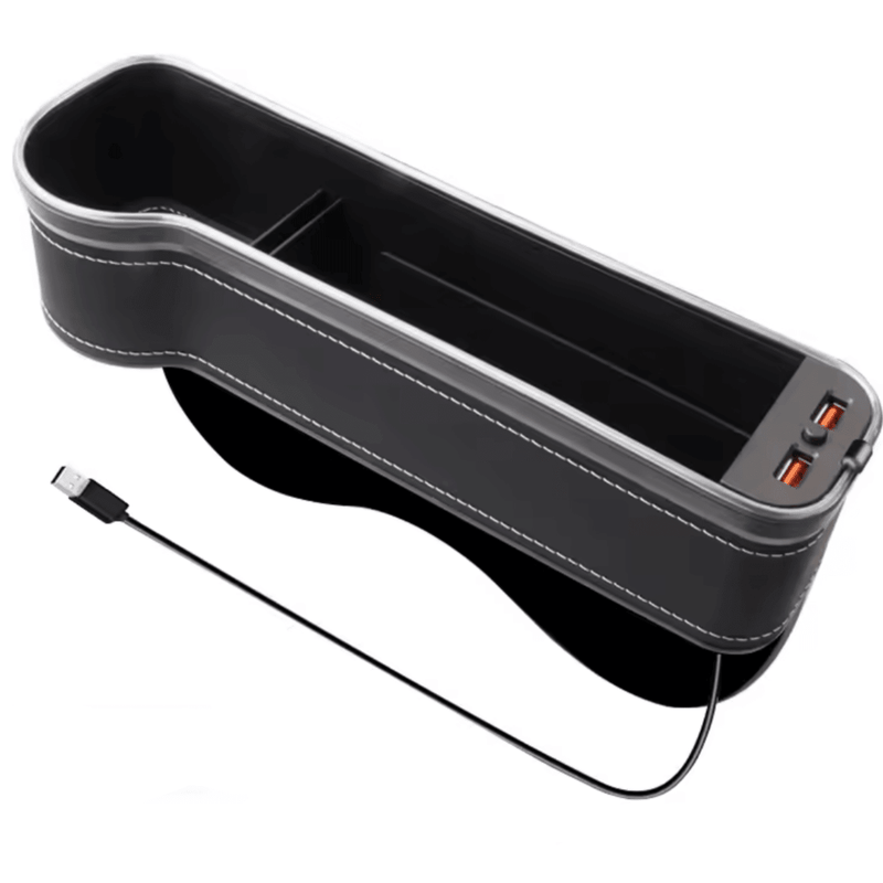 Auto - Sitz - Organizer mit LED & Ladefunktion | e - car - shop.ch