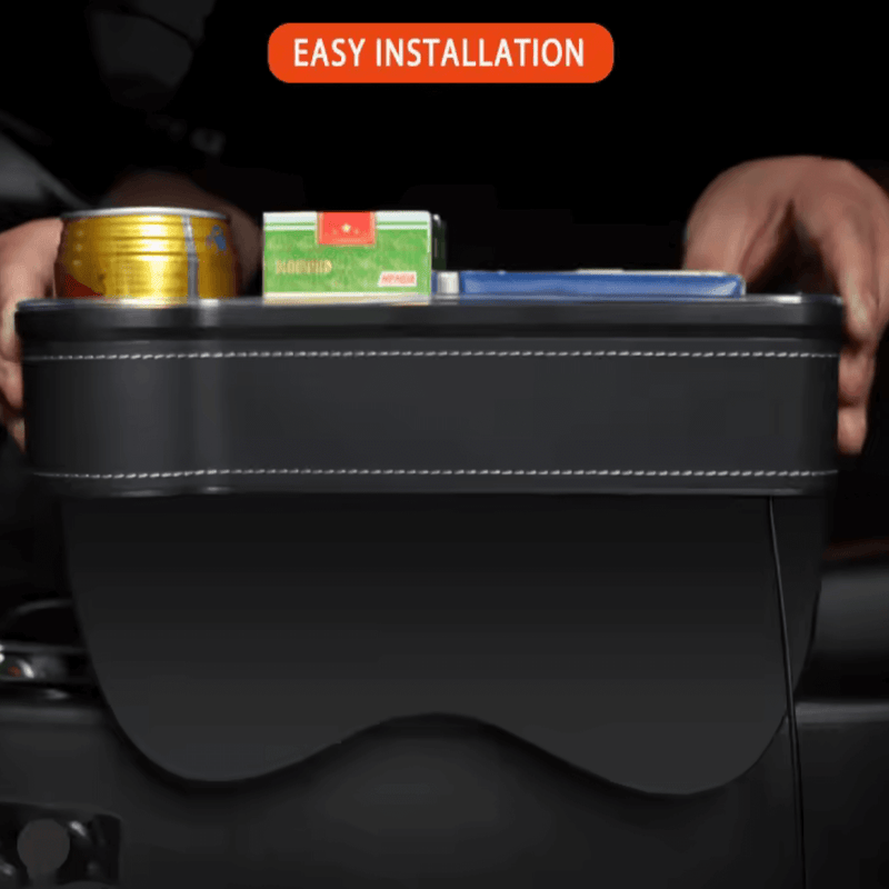 Auto - Sitz - Organizer mit LED & Ladefunktion | e - car - shop.ch