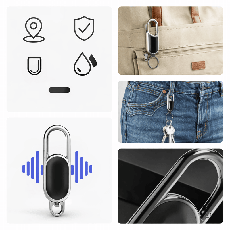 Bluetooth Tracker für Apple Find My – Schlüsselanhänger Locator (iOS kompatibel) | e - car - shop.ch