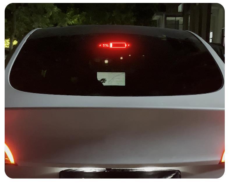 Bremslicht Aufkleber Tesla Model Y —