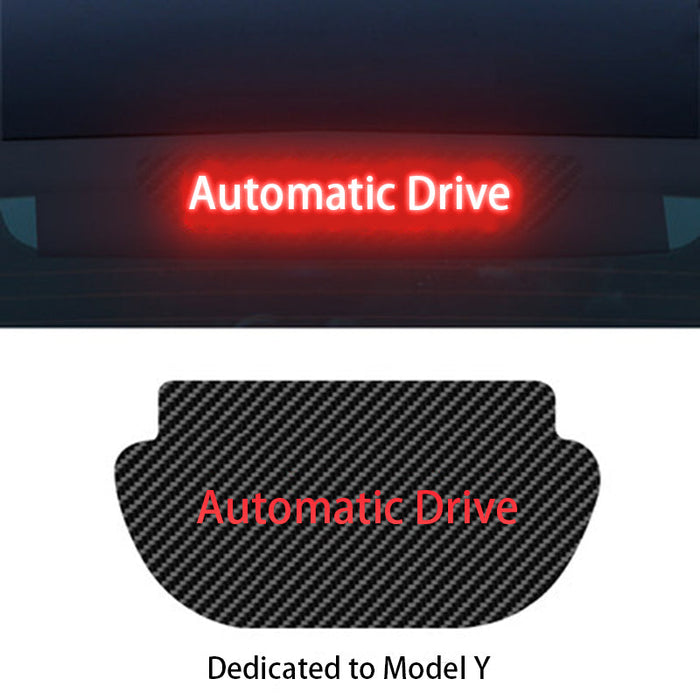 Bremslicht Aufkleber Tesla Model 3