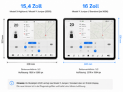 Displayschutzfolie Tesla Model 3/Y · ab 2024/2025 | e-car-shop.ch