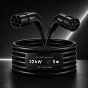 E - LINE Premium Typ 2 Ladekabel, 22 KW 5M | e - car - shop.ch
