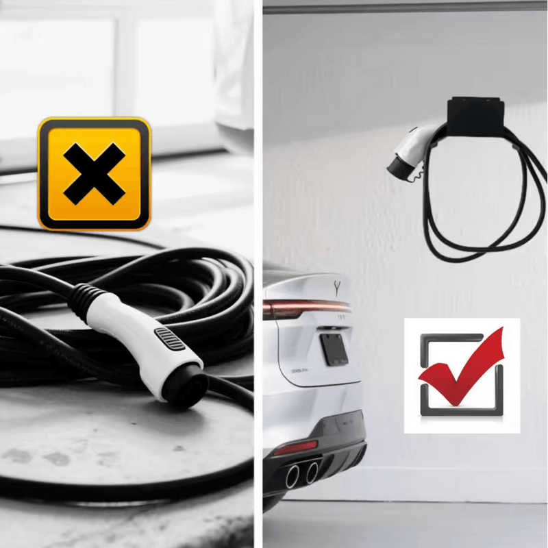 EV - Ladekabel Wandhalterung | e - car - shop.ch