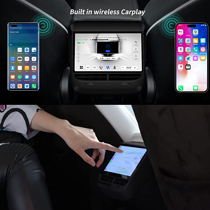 Rear Seat HD Touchscreen Display 7-inch Tesla Model 3/Y