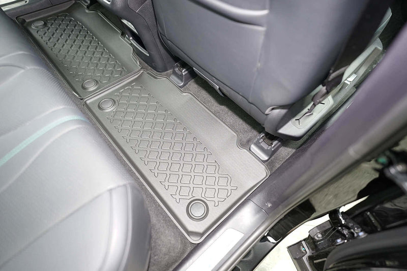 Allwetter Fussmatten für BYD Seal U ab 2024 im Fahrzeuginnenraum, passgenau und pflegeleicht