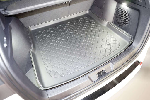 Kofferraumwanne für BYD Seal U ab 2024 (erhöhte Ladefläche) im Kofferraum, aus flexiblem TPE Material.