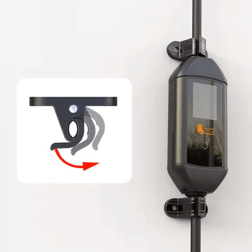 Kabelwandhalter mit Clipfunktion für EV - Ladekabel | e - car - shop.ch