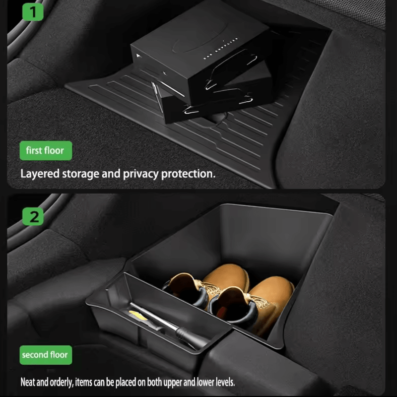 Kofferraum Seiten - Organizer Set für Tesla Model Y ab 2025 (6 - teilig) | e - car - shop.ch
