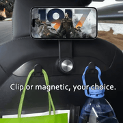 Magsafe Rückenlehnen - Handyhalter - drehbar mit Doppelhaken Tesla Model 3/Y · ab 2024/Juniper | e - car - shop.ch