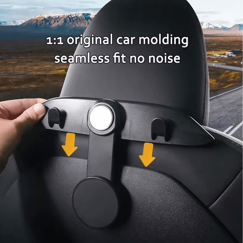 Magsafe Rückenlehnen - Handyhalter - drehbar mit Doppelhaken Tesla Model 3/Y · ab 2024/Juniper | e - car - shop.ch