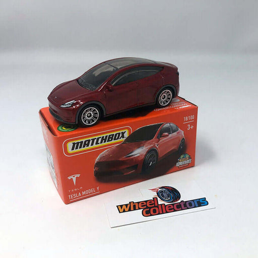 Tesla Model Y MATCHBOX 1/64 "Limited Edition"10D,Neuheiten,Tesla Fanartikel,Tesla Model Y,tesla-modellautoe-car-shop.ch