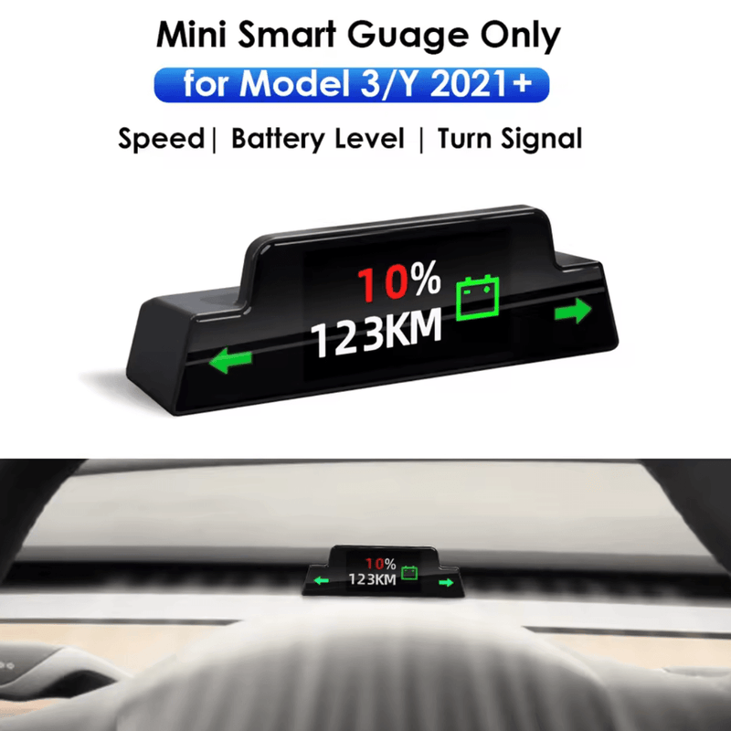 Mini Dashboard Display für Tesla Model 3/Y · Facelift 2021/bis 2024 | e - car - shop.ch