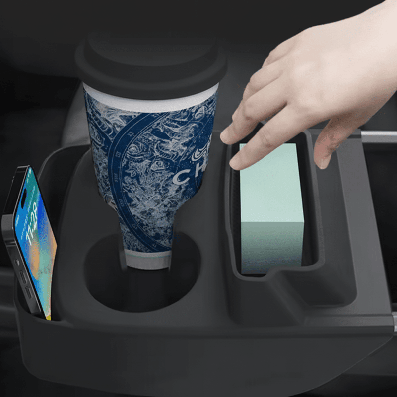 Mittelkonsole Getränkehalter Organizer für Tesla Model Y Standard 2025 | e - car - shop.ch